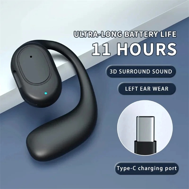 Wireless One Ear Hook Headphon - Bluetooth Headset On Ear 评论和价格