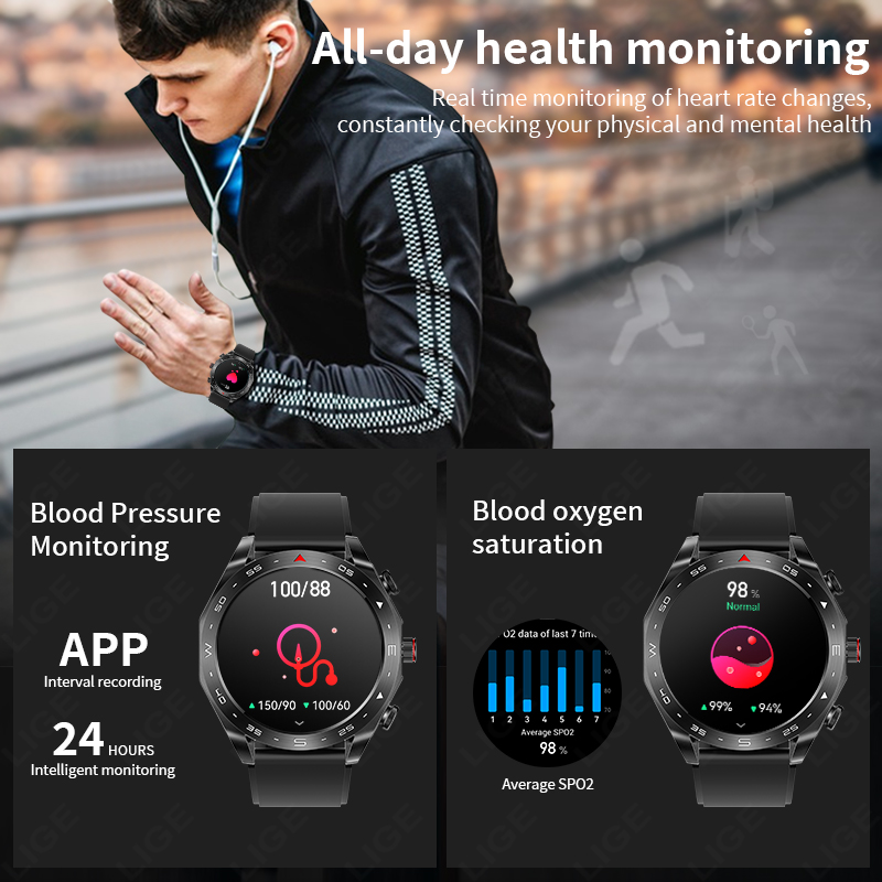 LIGE TWS 2‑in‑1 Smart Watch wi - Wireless Earbuds Tws 评论和价格
