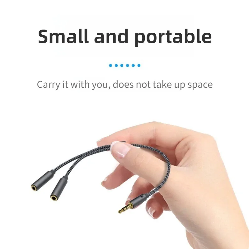 3.5mm Audio Splitter 1 Male To - Earphone Splitter Jack 评论和价格