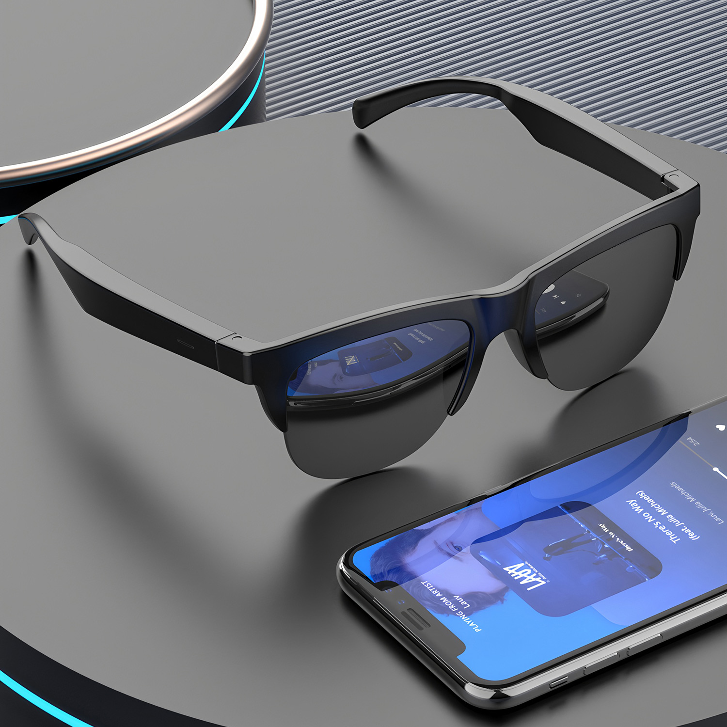 Smart Audio Sunglasses Bluetoo - Bluetooth Headset On Ear 评论和价格
