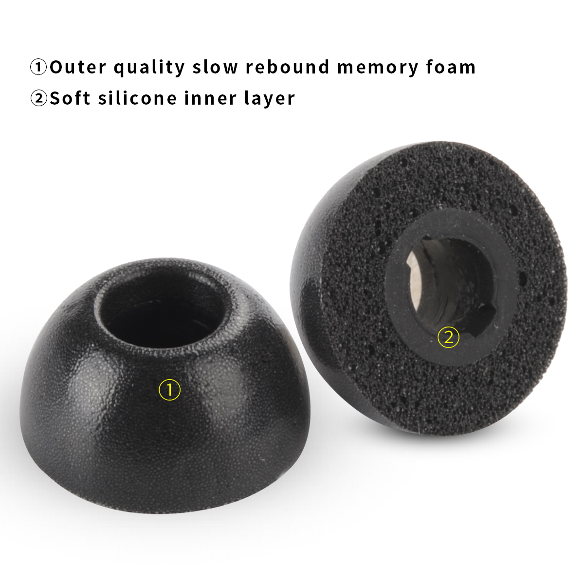 Memory Foam Ear Tips for OPPO  - Earphone Foam Tip 评论和价格